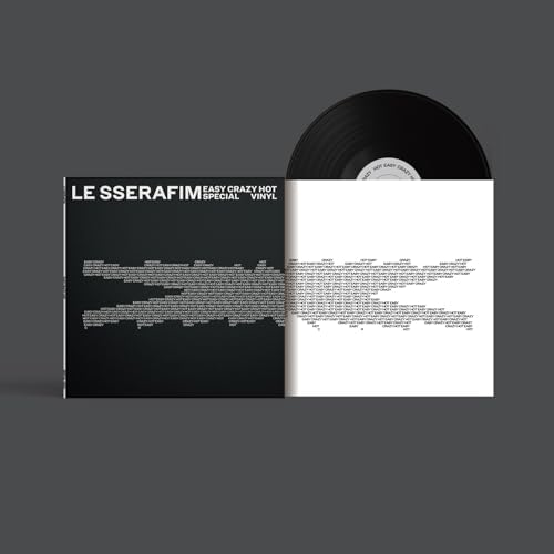 LE SSERAFIM Easy-Crazy-Hot シルヴァー・ホワイト LE SSERAFIM - 'EASY-CRAZY-HOT' SPECIAL VINYL[SILVER WHITE